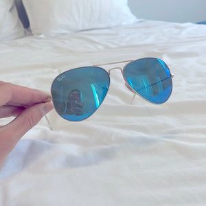Ray-Ban Blue Aviator Sunglasses